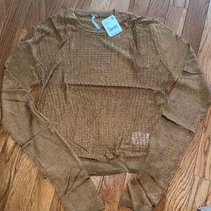 Free people H2O pullover (tiger eye)